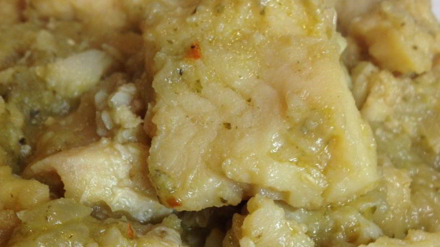 Рецепт рыбы с соусом песто в мультиварке