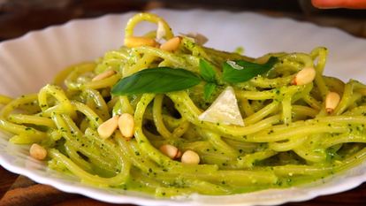 Рецепт Спагетти с соусом песто