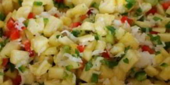 Рецепт ананасовой сальсы
