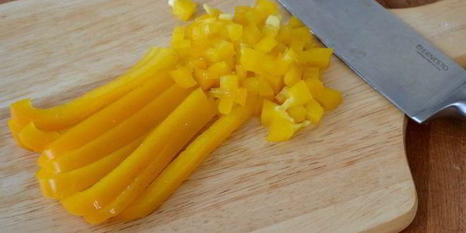 Рецепт израильского салата сальса