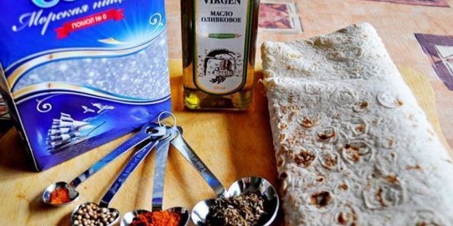 Рецепт персиковой сальсы с чипсами из лаваша