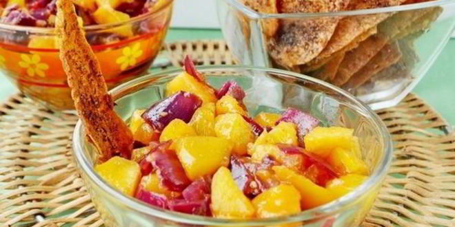 Рецепт персиковой сальсы