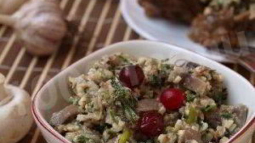 Рецепт грибного сациви