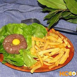 Рецепт Французского тартара из конины