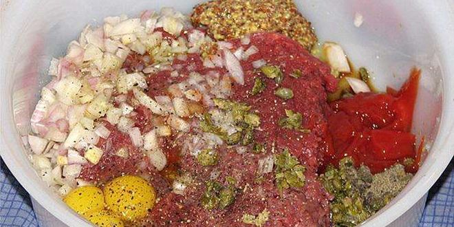 Рецепт французского тартара из конины