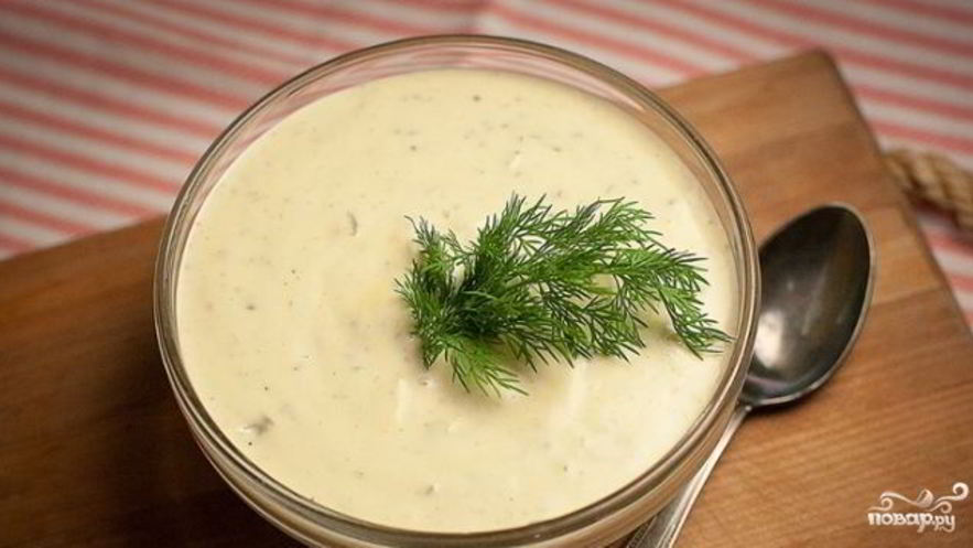 Рецепт соуса тартар без майонеза