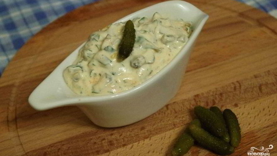 Рецепт соуса тартар с майонезом