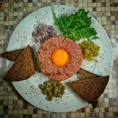 Рецепт Тартара из говядины с каперсами