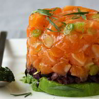 Рецепт Тартара из лосося и авокадо