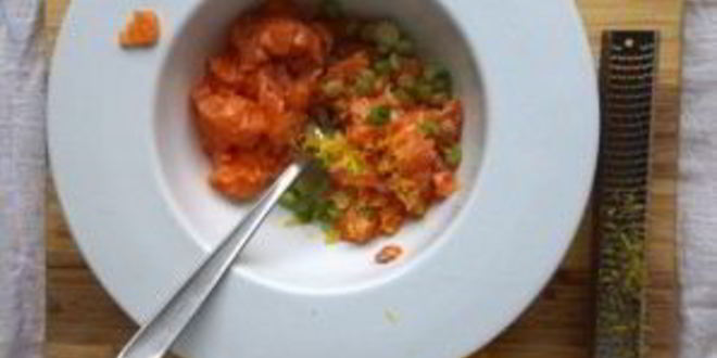 Рецепт тартара из лосося и авокадо