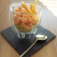 Рецепт Тартара из лосося и лука-порея