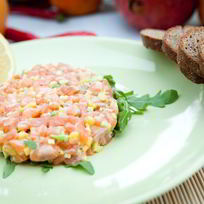 Рецепт Тартара из лосося с авокадо