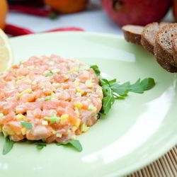 Рецепт Тартара из лосося с авокадо