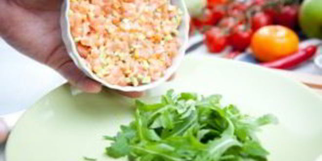 Рецепт тартара из лосося с авокадо