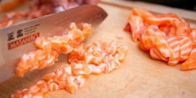 Рецепт тартара из лосося с авокадо