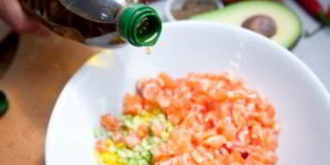 Рецепт тартара из лосося с авокадо