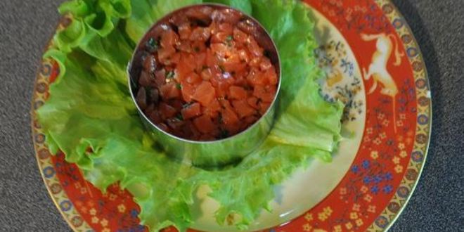 Рецепт тартара из лосося