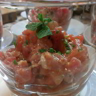 Рецепт Тартара из тунца с арбузом