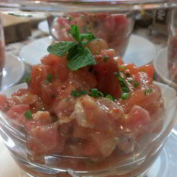 Рецепт Тартара из тунца с арбузом