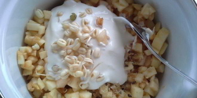 Рецепт тартара с грушей и яблоком