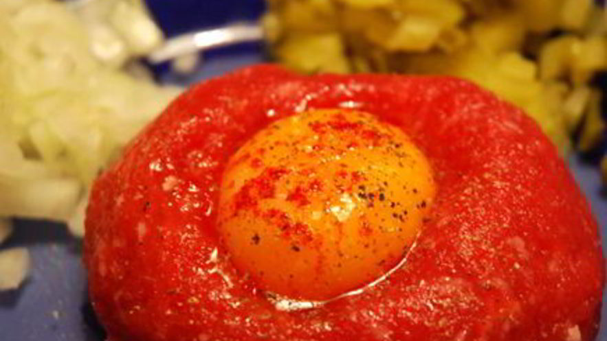 Рецепт татарского бифштекса