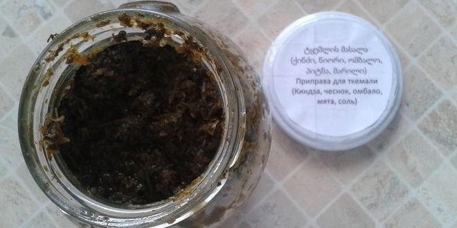 Рецепт сливового соуса ткемали