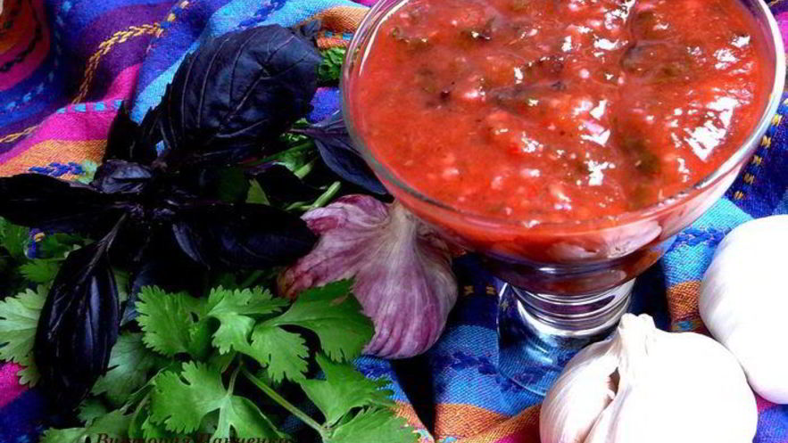 Рецепт соуса из слив ткемали к мясу