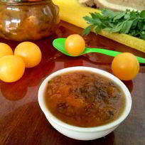 Рецепт Соуса Ткемали из желтой алычи