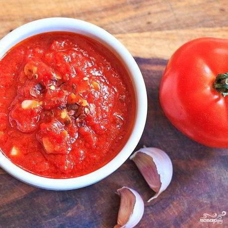 Рецепт Соуса Ткемали с помидорами