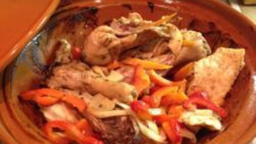 Рецепт тажина из курицы с ткемали