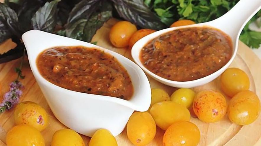 Рецепт ткемали из желтой сливы