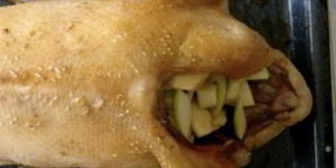 Рецепт утки в соусе ткемали с медом