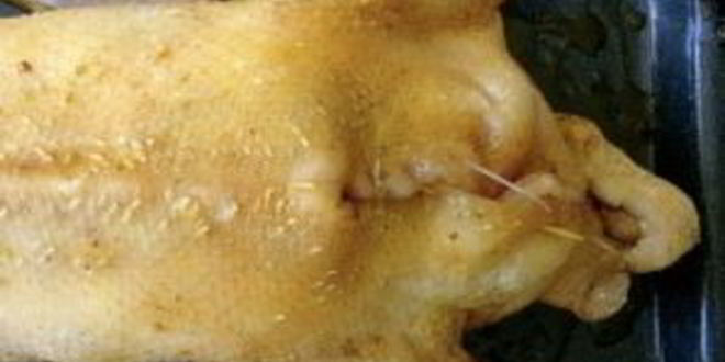 Рецепт утки в соусе ткемали с медом