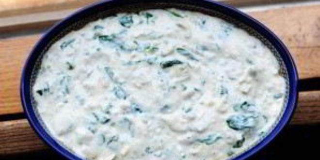 Рецепт сырного соуса с артишоками и шпинатом
