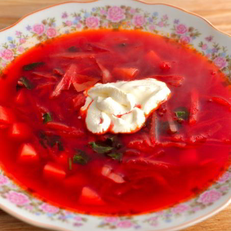 Рецепт Борща без мяса