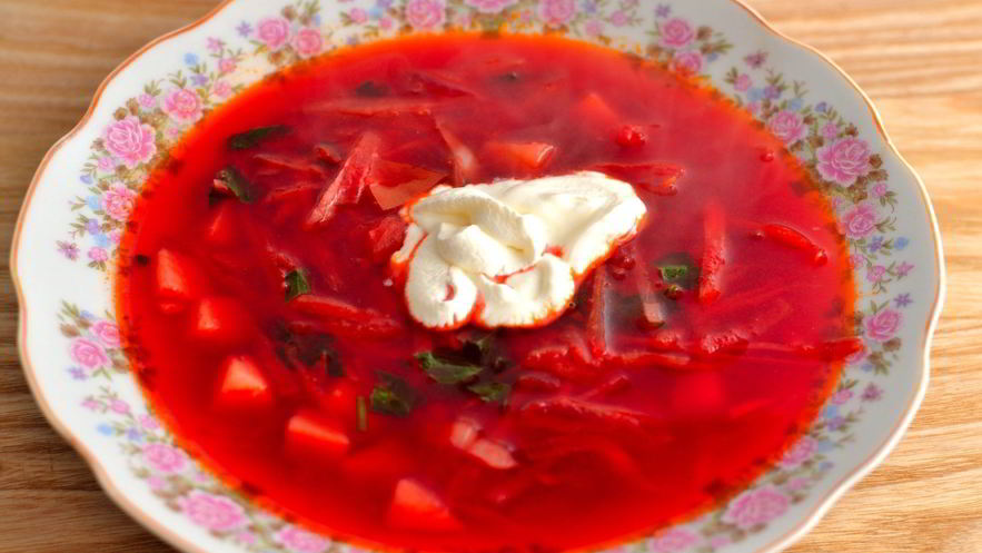 Рецепт борща без мяса