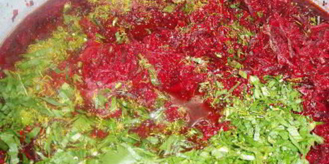 Рецепт борща на зиму