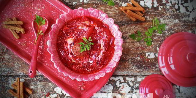 Рецепт борща с фрикадельками