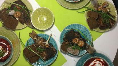 Рецепт Борща с карасями