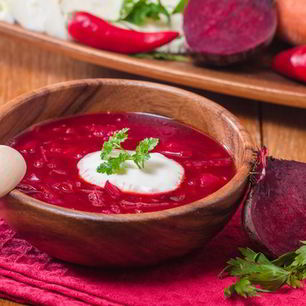 Рецепт Борща с хреном