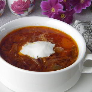 Рецепт Борща с кислой капустой