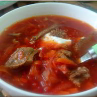 Рецепт Борща с квашеной капустой