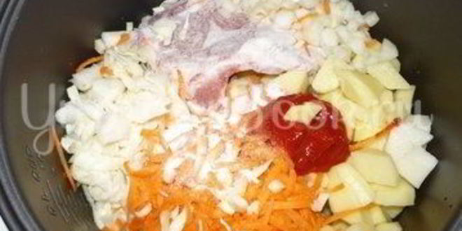 Рецепт борща с паровой свеклой и яйцом из мультиварки