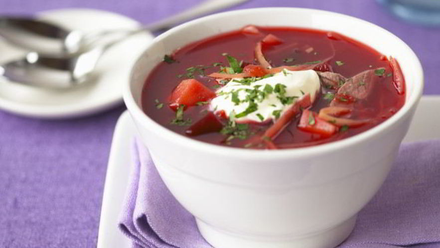 Рецепт борща с перцем