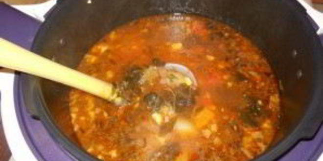 Рецепт борща в мультиварке со щавелем