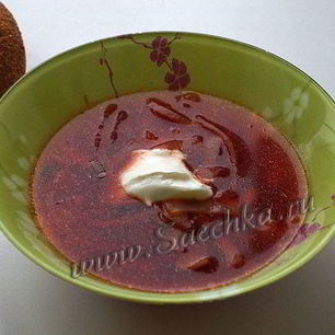 Рецепт Борща в мультиварке Steba