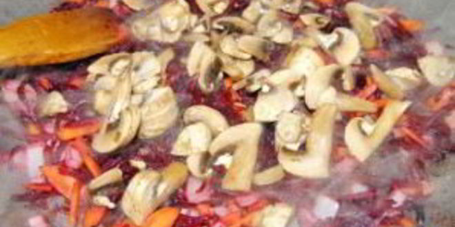 Рецепт борща вегетарианского с грибами