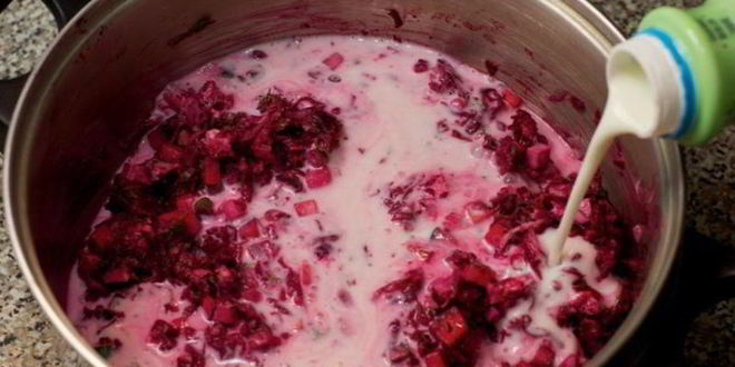 Рецепт литовского холодного борща