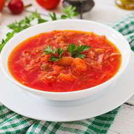 Рецепт Пикантного постного борща