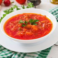 Рецепт Пикантного постного борща